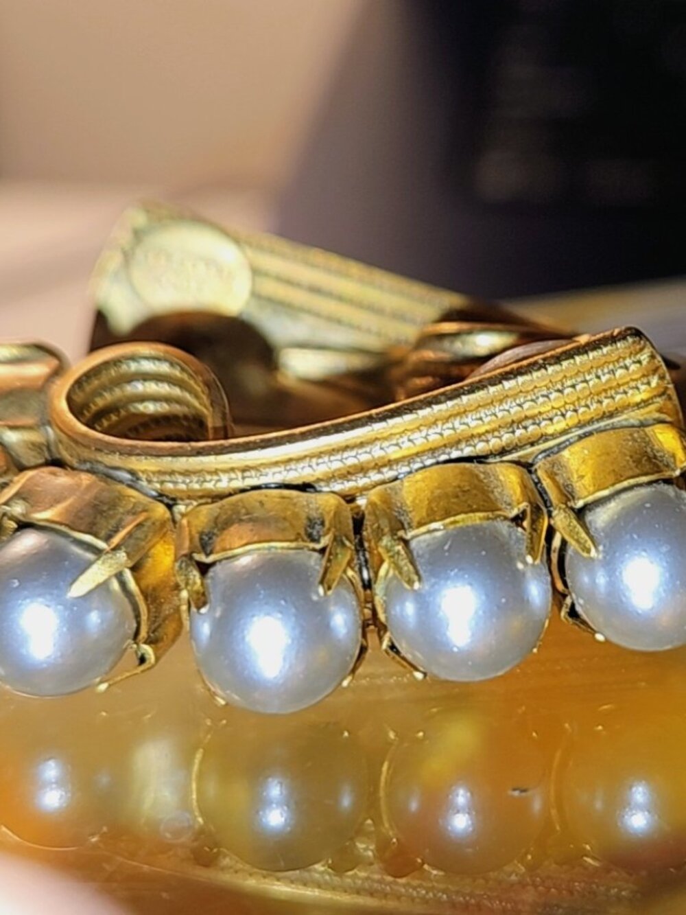 Elizabeth Cole Pearl & Crystal earrings - Elegant, Stylish